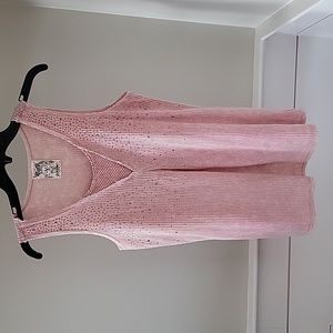 Vocal light pink tank